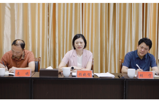 赖晓智走访调研区委常委部门
