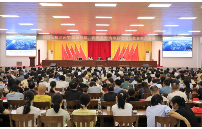 渌口区基层医疗“改革强基、攻坚提质”专项行动动员暨业务培训会召开