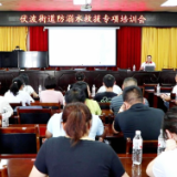 防溺水救援培训进街道 筑牢暑期安全“防护网”
