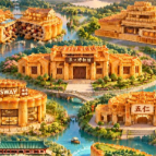网络中国节·中秋 | 渌口地标齐上阵 祝：月满中秋 人间团圆