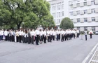 渌口区举行国庆升国旗仪式 缅怀革命先烈祝福伟大祖国