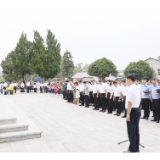  渌口区在关王烈士陵园举行第13个烈士纪念日活动