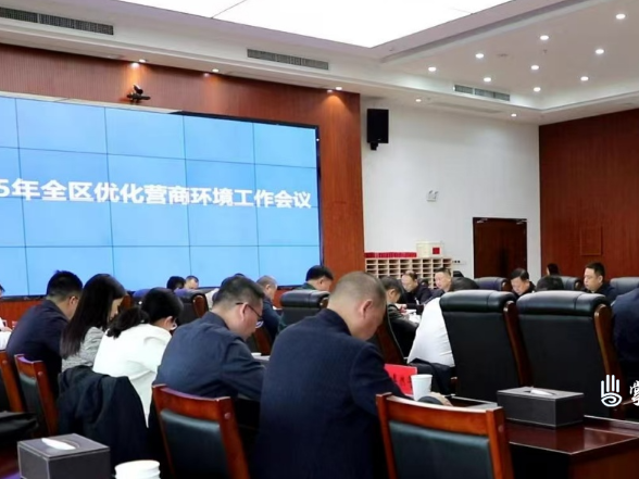 2025年全区优化营商环境工作会议召开