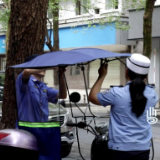 【平安渌口】非法加装遮阳雨篷出现“反弹”  渌口交警持续整治 