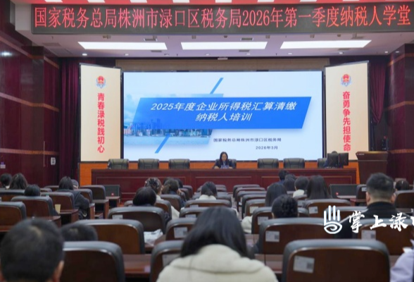 渌口区税务局举办纳税人学堂！精准辅导助力提质增效