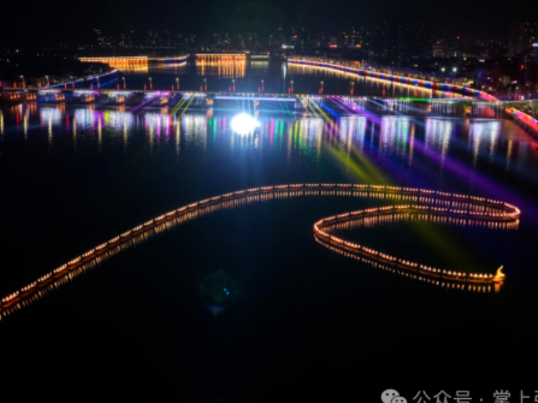 大庸古城澧水夜游邂逅慈利板板龙灯的千年浪漫
