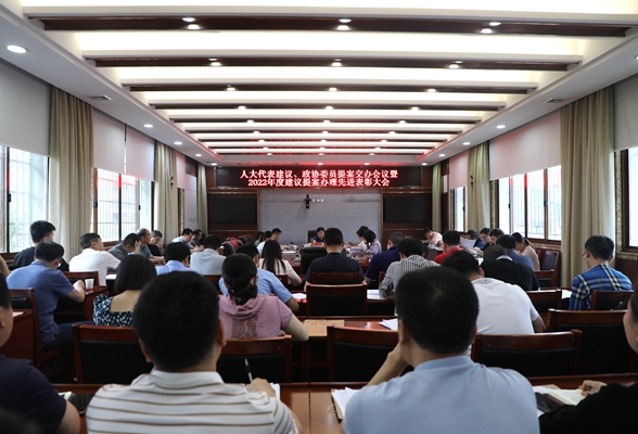 双牌召开人大代表建议、政协委员提案交办会议暨2022年度建议提案办理先进表彰大会