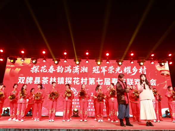 新春走基层 | 双牌县茶林镇探花村第七届“村晚”热闹上演