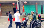 双牌茶林镇开展“一盔一带”交通安全执法宣传行动