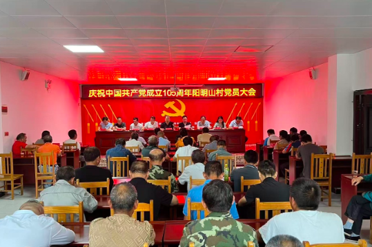 双牌县阳明山村：开展庆祝中国共产党成立105周年主题党日活动
