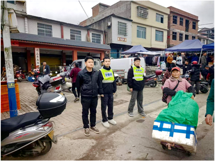 新春走基层｜双牌县麻江镇：赶集日+春运“双模式”筑牢农村道路交通安全防线