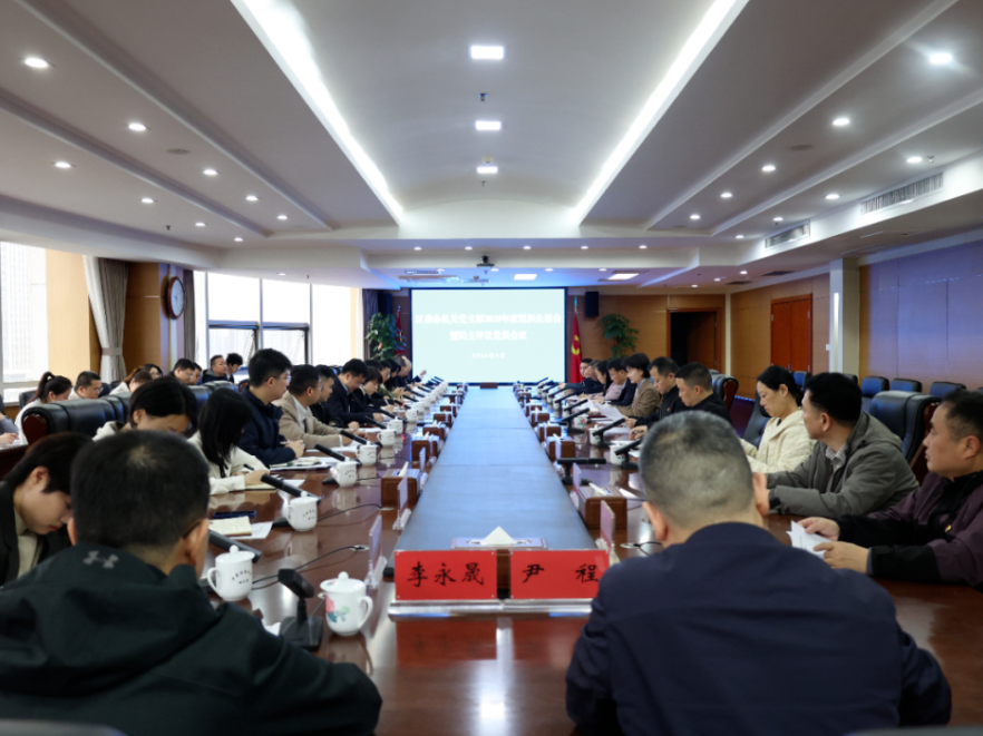 崔晓参加区委办公室机关党支部组织生活会