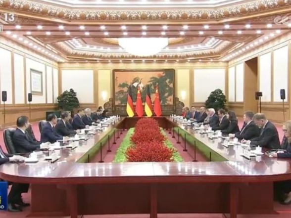 习近平同德国总统施泰因迈尔会谈