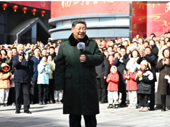 学习新语｜互相拜年 共赴新程