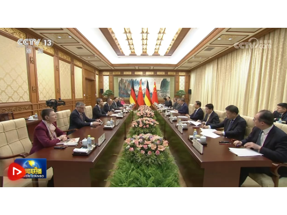独家视频丨习近平：以中德关系的稳定性和活力为中欧关系谋合作 为动荡世界谋大同