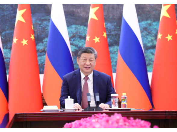 习近平同俄罗斯总统普京举行视频会晤