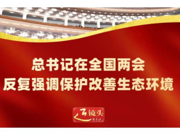 近镜头｜总书记在全国两会反复强调保护改善生态环境