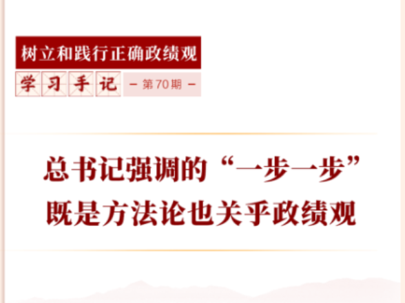 学习手记｜总书记强调的“一步一步”既是方法论也关乎政绩观