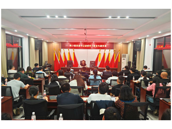 青春向党学思想 实干担当建新功 ——路口镇“青年讲坛”班会召开