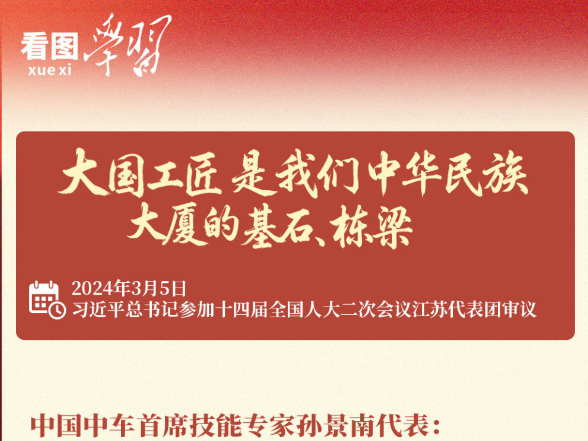 看图学习·追光的你丨与产业工人面对面 总书记礼赞工匠精神