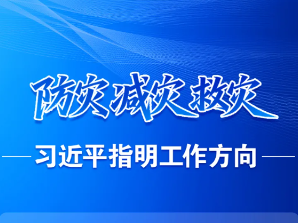 防灾减灾救灾，习近平指明工作方向