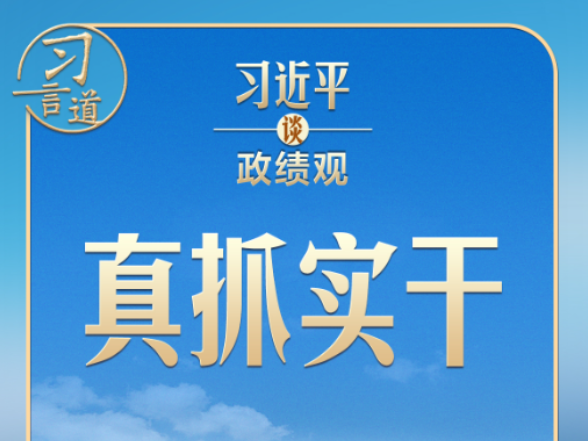 习近平谈政绩观｜要发扬钉钉子精神