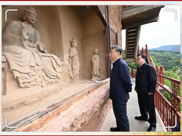 “赓续‘莫高精神’，潜心为国护宝”