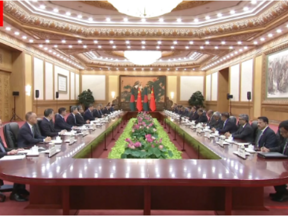独家视频丨习近平会见孟加拉国总理：构建新时代中孟命运共同体