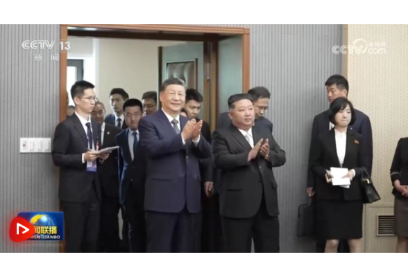 习近平参访朝鲜劳动党中央干部学校
