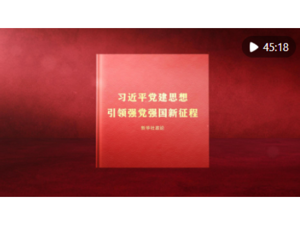习近平党建思想引领强党强国新征程