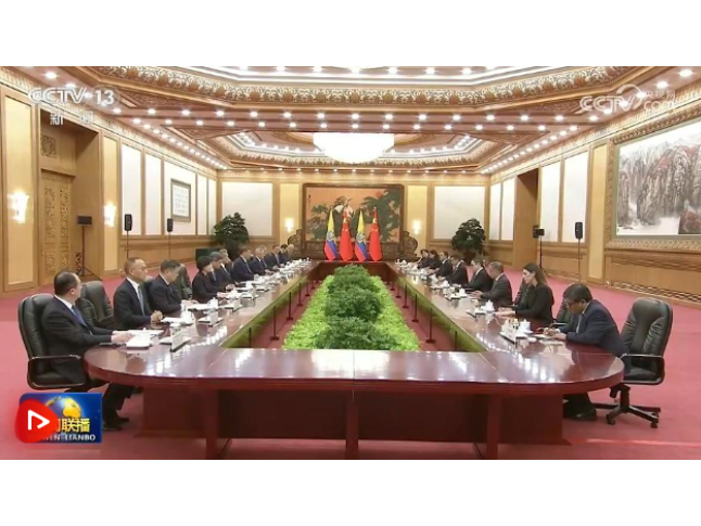 习近平同厄瓜多尔总统诺沃亚会谈