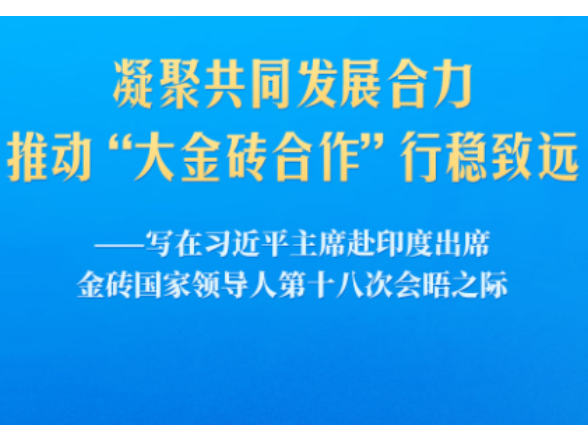 习近平主席赴印度出席金砖国家领导人第十八次会晤前瞻