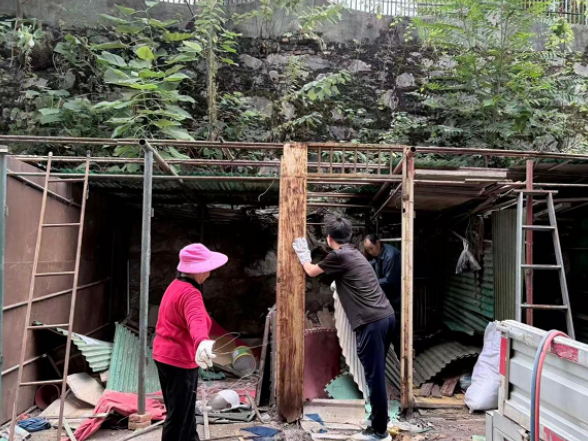 院子敞亮了，心里也敞亮了——洞庭社区幸福村共建整洁宜居家园