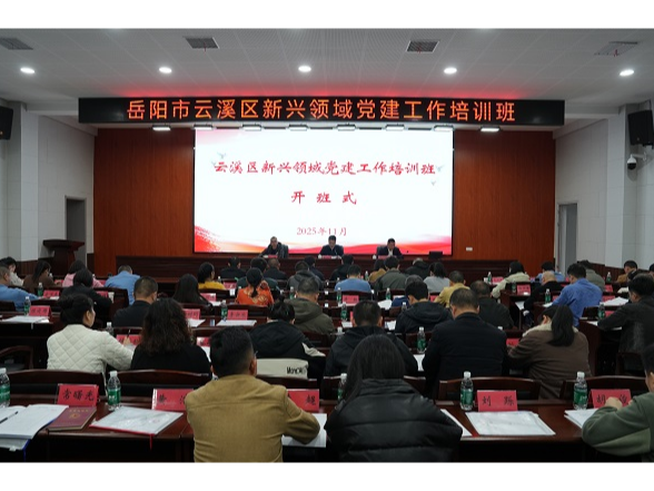 云溪区新兴领域党建工作培训班开班