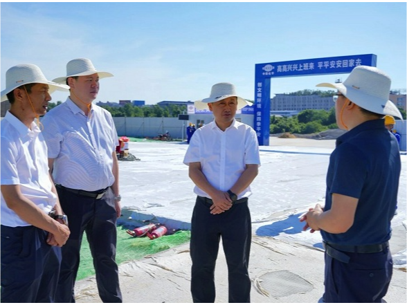 吴国良、余亚军调度重点项目建设工作