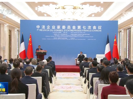 习近平出席中法企业家委员会第七次会议闭幕式并致辞