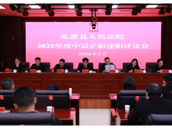 临澧法院召开2025年度中层正职述职评议会
