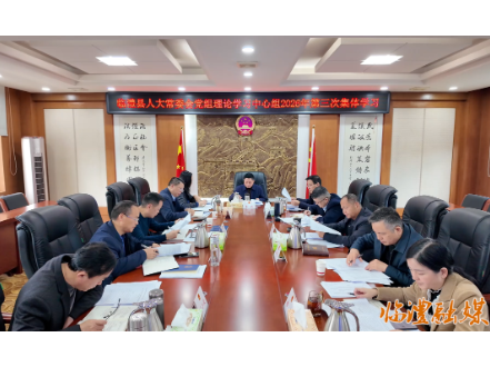 临澧县第十八届人大常委会党组会议暨第五十六次主任会议召开