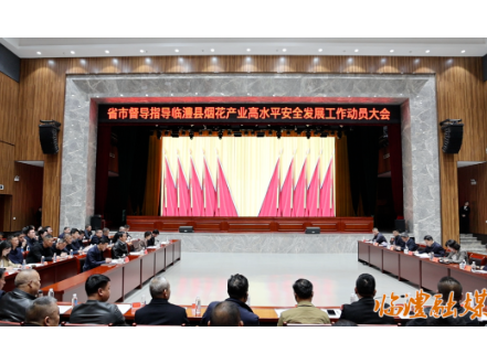 省市督导指导临澧县烟花产业高水平安全发展工作动员大会召开