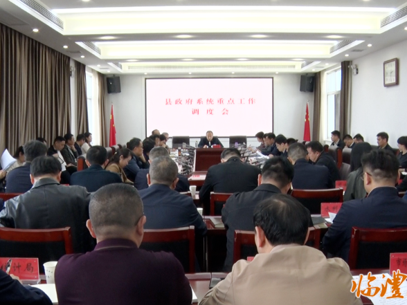【树立和践行正确政绩观】临澧县政府系统重点工作调度会召开