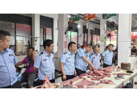 临澧县开展肉食品安全检查