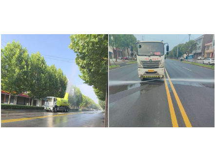 橙衣守小城  清凉护一线 加大高温天气防暑保障力度 织密环卫工人夏日防护网