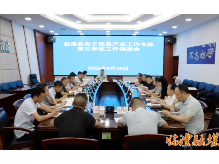 【兴产业 连红线 建新区】临澧县电子信息产业工作专班第三季度工作调度会召开