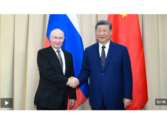 视频丨习近平会见俄罗斯总统普京