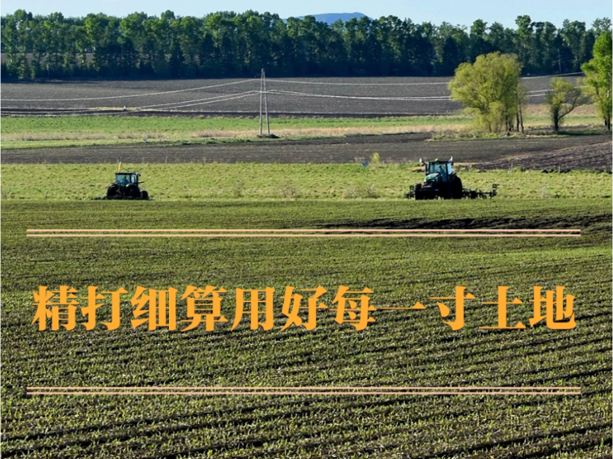 学习手记｜精打细算用好每一寸土地