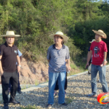 水利部长江委副总工王新友一行来茶调研水利工程水毁修复工作