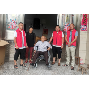 茶陵县退役军人事务局：党史教育践行动 赠送轮椅暖兵心