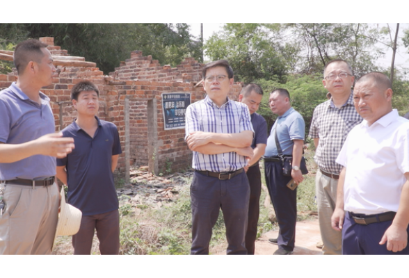 市资规局来茶督查指导茶常高速征拆安置工作