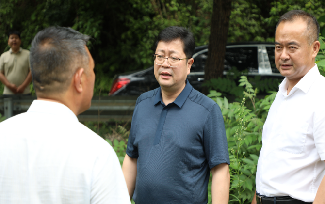 杨红兵到桃坑乡调研