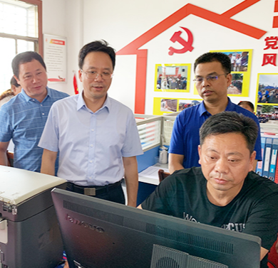 省人社厅来茶调研督导就业扶贫专项工作